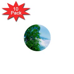 Airbrushed Sky 1  Mini Buttons (10 Pack)  by Fractalsandkaleidoscopes