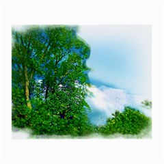 Airbrushed Sky Small Glasses Cloth (2 Sides) by Fractalsandkaleidoscopes