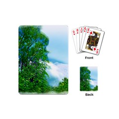 Airbrushed Sky Playing Cards Single Design (mini) by Fractalsandkaleidoscopes