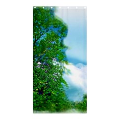 Airbrushed Sky Shower Curtain 36  X 72  (stall)  by Fractalsandkaleidoscopes