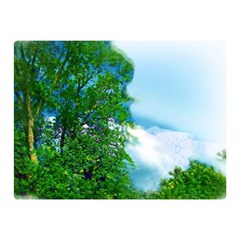 Airbrushed Sky Double Sided Flano Blanket (mini)  by Fractalsandkaleidoscopes