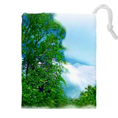 Airbrushed Sky Drawstring Pouch (4xl)