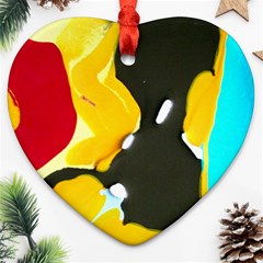 Africa As It Is 1 3 Heart Ornament (two Sides) by bestdesignintheworld