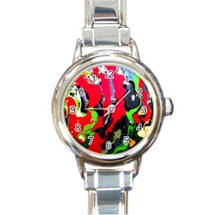 Faberge Chicken 1 3 Round Italian Charm Watch by bestdesignintheworld