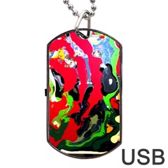 Faberge Chicken 1 3 Dog Tag Usb Flash (one Side) by bestdesignintheworld