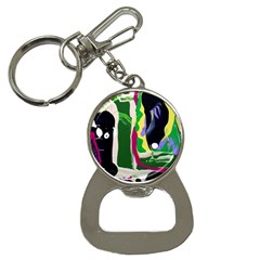 Mushroom,s Life Spin 1 3 Bottle Opener Key Chain by bestdesignintheworld