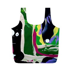 Mushroom,s Life Spin 1 3 Full Print Recycle Bag (m) by bestdesignintheworld