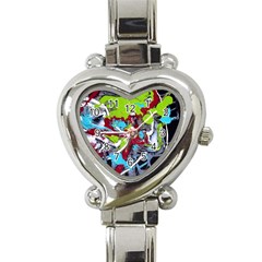 Pussy Butterfly 1 3 Heart Italian Charm Watch by bestdesignintheworld