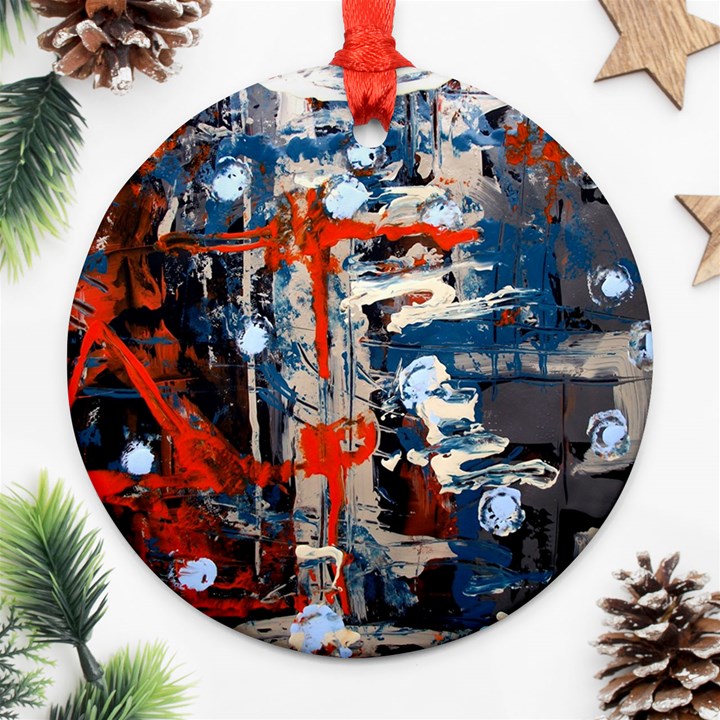 Slow Snow 1 1 Ornament (Round)