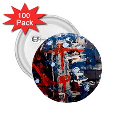 Slow Snow 1 1 2 25  Buttons (100 Pack) 