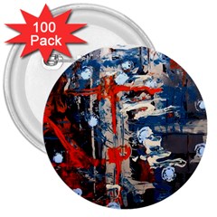 Slow Snow 1 1 3  Buttons (100 Pack)  by bestdesignintheworld