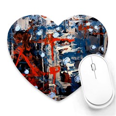 Slow Snow 1 1 Heart Mousepads