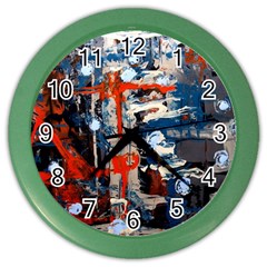 Slow Snow 1 1 Color Wall Clock