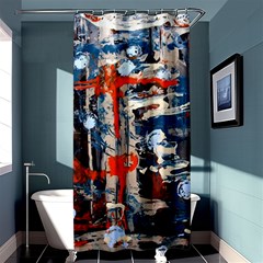 Slow Snow 1 1 Shower Curtain 36  X 72  (stall) 