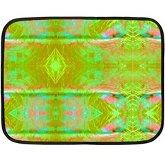 Tank Yellow  #scottfreeart N Green Purple Img 1589 Fleece Blanket (mini) by ScottFreeArt