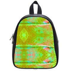 Tank Yellow  #scottfreeart N Green Purple Img 1589 School Bag (small) by ScottFreeArt