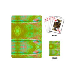 Tank Yellow  #scottfreeart N Green Purple Img 1589 Playing Cards Single Design (mini) by ScottFreeArt