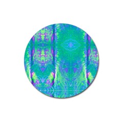 Tank Blue  #scottfreear T= N Green Purple Img 1589 Magnet 3  (round) by ScottFreeArt