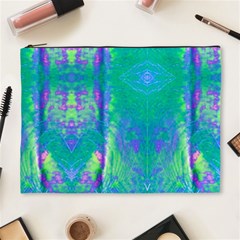 Tank Blue  #scottfreear T= N Green Purple Img 1589 Cosmetic Bag (xl) by ScottFreeArt