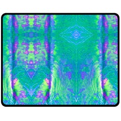 Tank Blue  #scottfreear T= N Green Purple Img 1589 Fleece Blanket (medium)  by ScottFreeArt