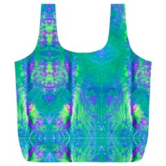 Tank Blue  #scottfreear T= N Green Purple Img 1589 Full Print Recycle Bag (xl) by ScottFreeArt