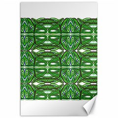 My Paint My Pallet Brocade Green Scarabs Canvas 20  X 30 