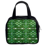 My Paint My Pallet Brocade Green SCARABS Classic Handbag (Two Sides) Front