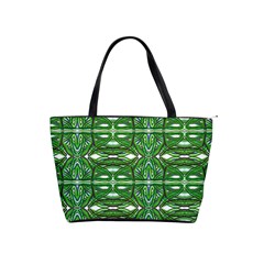 My Paint My Pallet Brocade Green Scarabs Classic Shoulder Handbag by ScottFreeArt