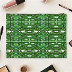 My Paint My Pallet Brocade Green SCARABS Cosmetic Bag (XL) Back