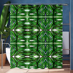 My Paint My Pallet Brocade Green Scarabs Shower Curtain 60  X 72  (medium)  by ScottFreeArt