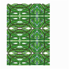 My Paint My Pallet Brocade Green Scarabs Small Garden Flag (two Sides) by ScottFreeArt