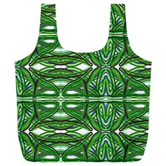 My Paint My Pallet Brocade Green Scarabs Full Print Recycle Bag (xl) by ScottFreeArt