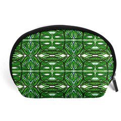 My Paint My Pallet Brocade Green Scarabs Accessory Pouch (large) by ScottFreeArt