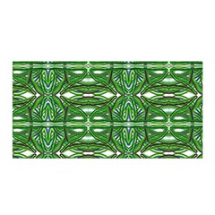 My Paint My Pallet Brocade Green Scarabs Satin Wrap by ScottFreeArt