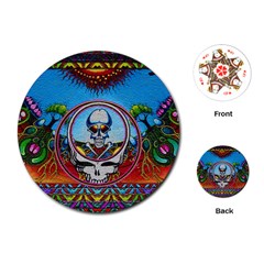 Grateful Dead Wallpapers Playing Cards Single Design (round) by Sapixe