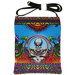 Grateful Dead Wallpapers Shoulder Sling Bag by Sapixe