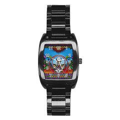 Grateful Dead Wallpapers Stainless Steel Barrel Watch by Sapixe