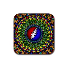 Grateful Dead Rubber Coaster (square)  by Sapixe