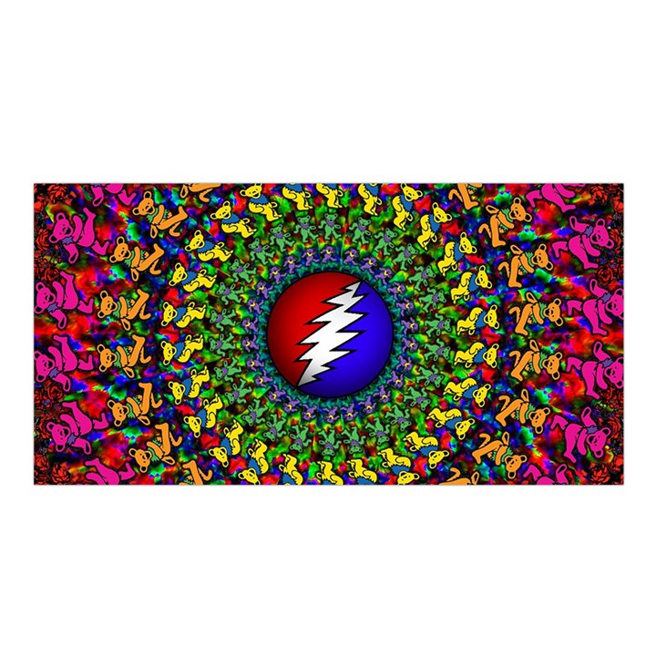 Grateful Dead Satin Shawl