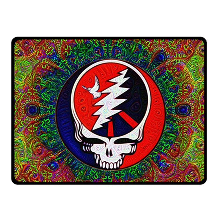 Grateful Dead Double Sided Fleece Blanket (Small) 