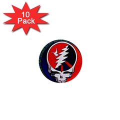 Grateful Dead 1  Mini Magnet (10 Pack)  by Sapixe