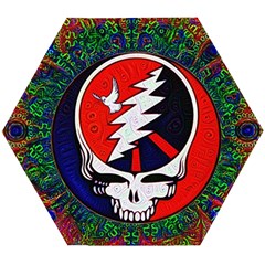 Grateful Dead Wooden Puzzle Hexagon by Sapixe