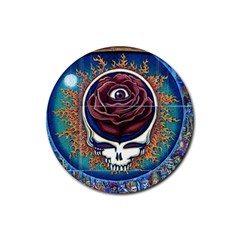 Grateful Dead Ahead Of Their Time Rubber Coaster (round)  by Sapixe