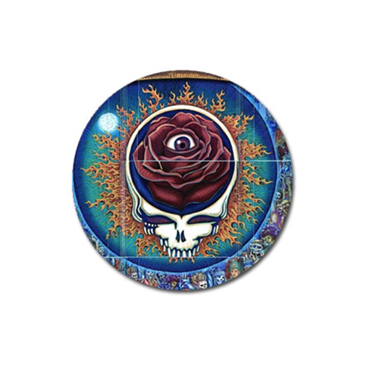 Grateful Dead Ahead Of Their Time Magnet 3  (Round)