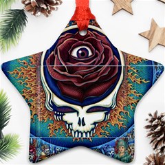 Grateful Dead Ahead Of Their Time Star Ornament (two Sides)