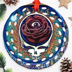 Grateful Dead Ahead Of Their Time Ornament (round Filigree) by Sapixe