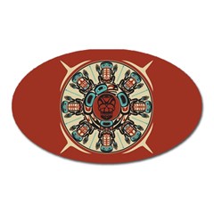 Grateful Dead Pacific Northwest Cover Oval Magnet by Sapixe