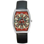 Grateful Dead Pacific Northwest Cover Barrel Style Metal Watch Front