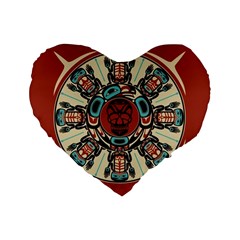 Grateful Dead Pacific Northwest Cover Standard 16  Premium Flano Heart Shape Cushions by Sapixe