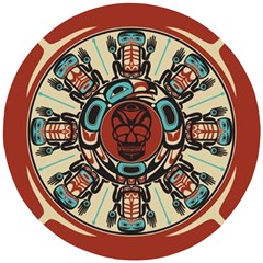 Grateful Dead Pacific Northwest Cover Wooden Puzzle Round